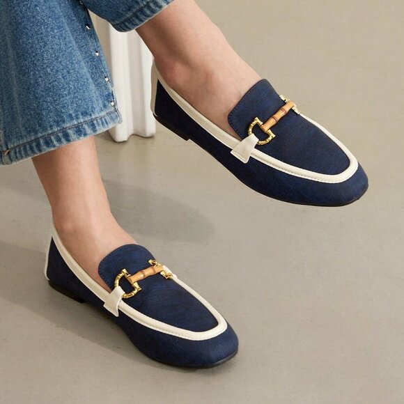 Shoes - Royal Blue Preppy Women's Casual Flats